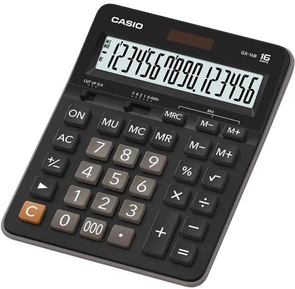 Casio GX-16B 16 Hane Masa Üstü Hesap Makinesi ürün görseli 1