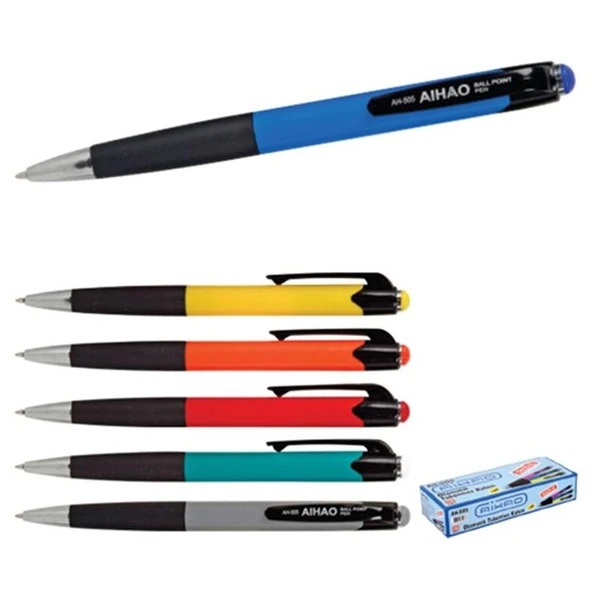 Aihao Tükenmez Kalem Mix 505-12 ürün görseli 1