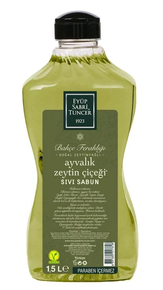 Eyüp Sabri Tuncer 1,5lt Ayvalık Zeytin Çiçeği  Sıvı Sabun Doğal Zeytinyağlı ürün görseli 1