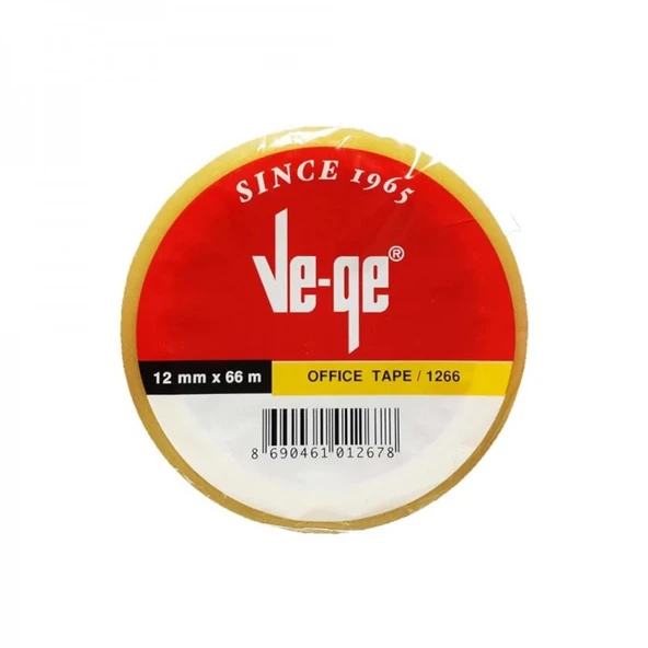 Vege Selefon Bant Office Tape 12x66 ( 6 Lı Paket) ürün görseli 1