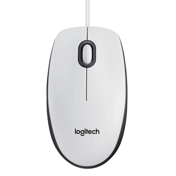 Logitech 910-006764 M100 Beyaz Kablolu Mouse ürün görseli 1