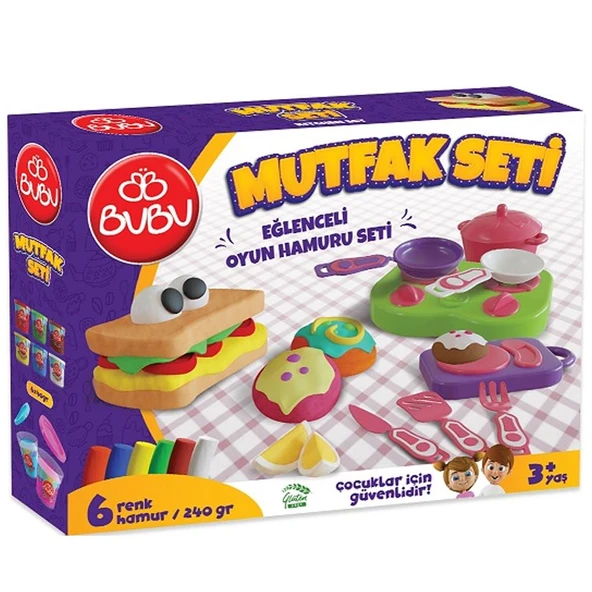 Bu-Bu Oyun Hamuru Seti Mutfak (L) BUBU-OH0015 ürün görseli 1