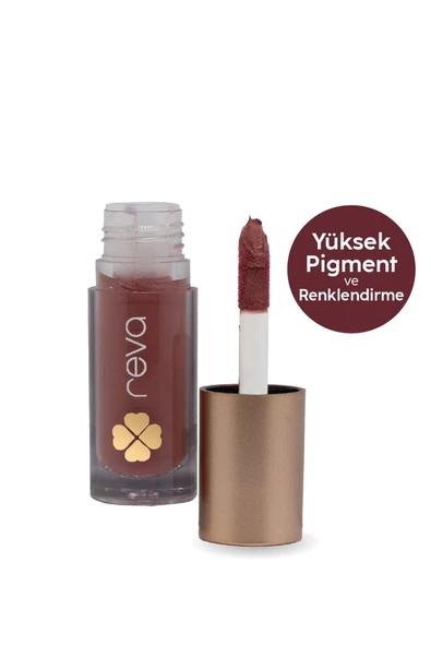 Vegan & Temiz İçerikli Likit Mat Ruj – Uzun Süre Kalıcı, Dudak Dostu Formül No.4 ürün görseli 1