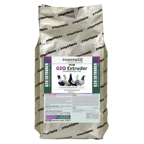 G20  Extruder Güvercin pelet yem 6 kg ürün görseli 1