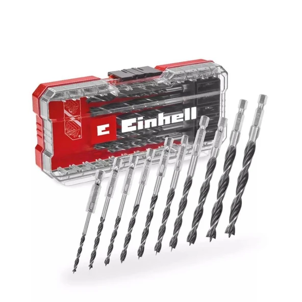 Einhell S-CASE 10 Parçalı Ahşap Matkap Ucu Seti 49108733 ürün görseli 1