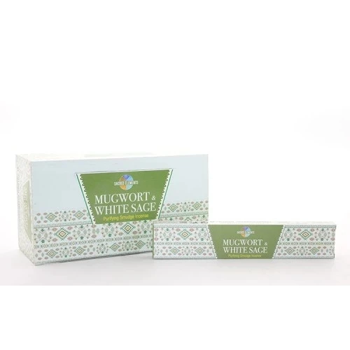 Hem Sacred Elements Mugwort & White Sage Masala Aromalı Çubuk Tütsü ürün görseli 1