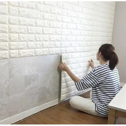 3D Tuğla Desenli Kendinden Yapışkanlı Duvar Paneli 58x38 cm ürün görseli 1