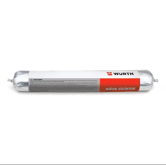 WÜRTH Nötr Silikon Siyah 600 ml | UV Dayanımlı Yüksek Performanslı Sızdırmazlık ürün görseli 1