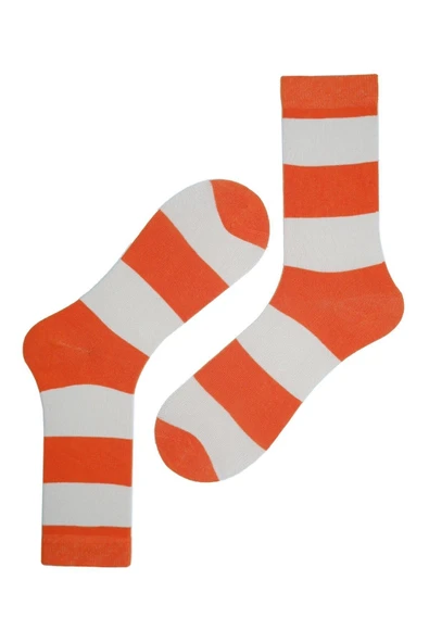 The Socks Company Minimalist Çizgili Kadın Çorap - Günlük Kullanım ürün görseli 1