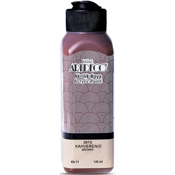 Artdeco Akrilik Boya 140 ML Kahverengi 070R-3615 ürün görseli 1