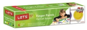 Lets Parmak Boyası 25 ML 6 LI L-5500 ürün görseli 1