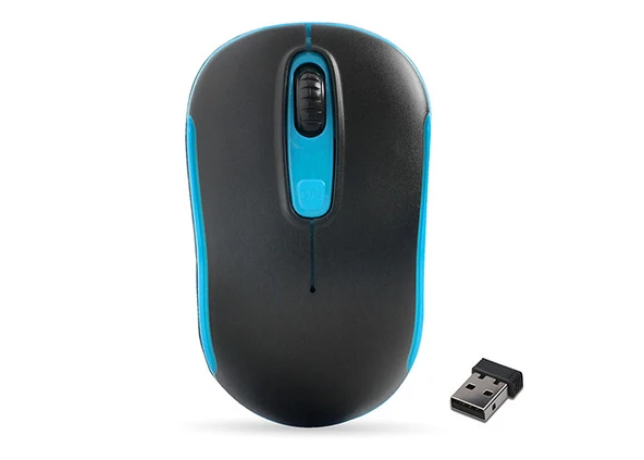 Everest SM-804 Usb Siyah-Mavi 800-1200-1600dpi Kablosuz Mouse ürün görseli 1