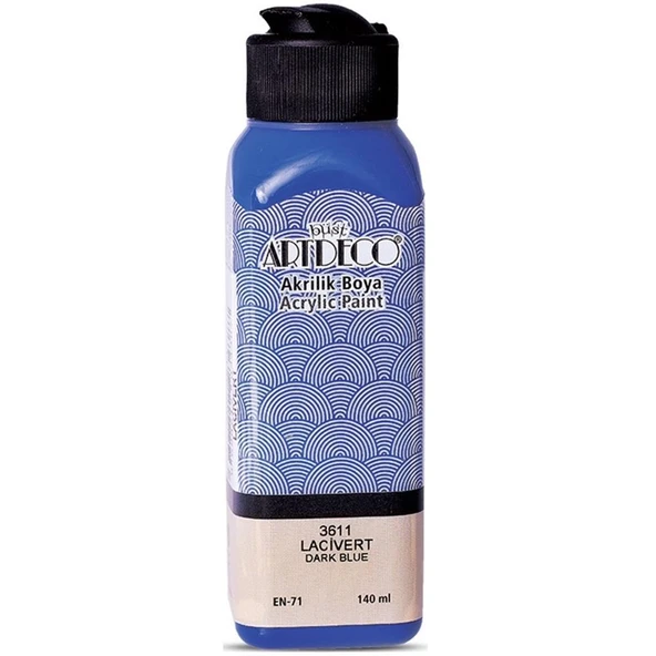 Artdeco Akrilik Boya 140 ML Lacivert 070R-3611 ürün görseli 1