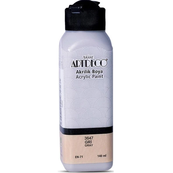 Artdeco Akrilik Boya 140 ML Gri 070R-3647 ürün görseli 1