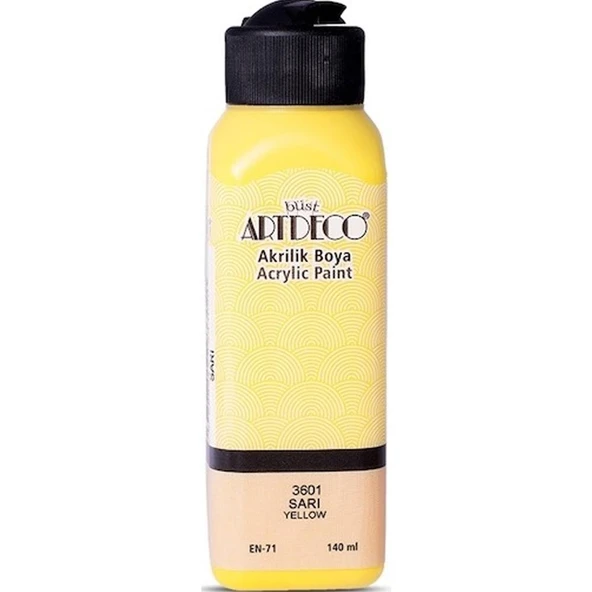 Artdeco Akrilik Boya 140 ML Sarı 070R-3601 ürün görseli 1