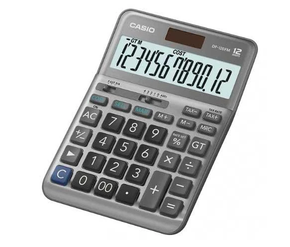Casio DF-120FM 12 Hane Masa Üstü Hesap Makinesi ürün görseli 1