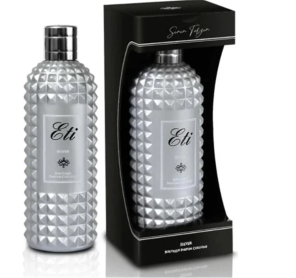 Eti BOUTIQUE Silver Cam Şişe Kolonya 300ml ürün görseli 1