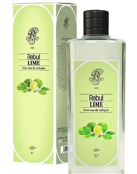 Rebul 250ml Lime Kolonya Cam Şişe ürün görseli 1