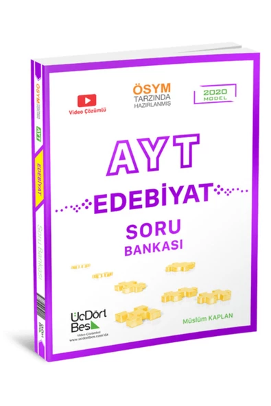 2021 Ayt Edebiyat Soru Bankası Üç Dört Beş Yayınları ürün görseli 1
