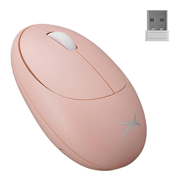 Altec Lansing ALBM7335 Pembe 2.4GHz USB 1200DPI Alkalin Pilli Kablosuz Mouse ürün görseli 1