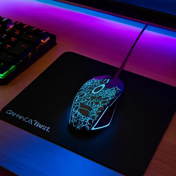 Trust 24752 Basic Mouse ve Mousepad-Siyah - Resim 5