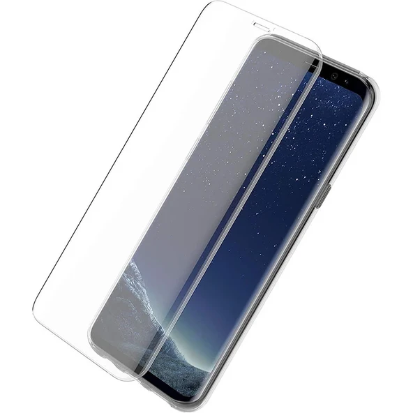 Otterbox Alpha Glass Serisi Ekran Koruyucu Samsung Galaxy S8+ için - Perakende Ambalaj - Şeffaf ürün görseli 1