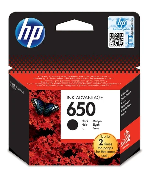 HP CZ101A Black Mürekkep Kartuş (650) ürün görseli 1