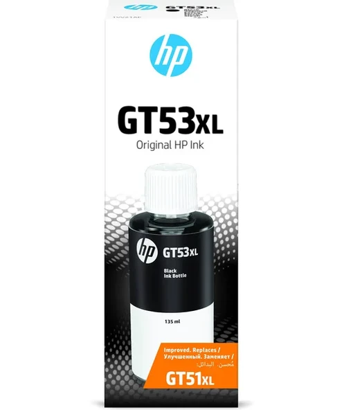 HP 1VV21AE Black Mürekkep Şişe 135 ml. (GT53XL) ürün görseli 1