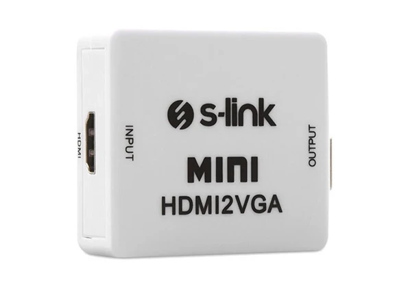 S-link SL-HVC10 HDMI to VGA + Audio Çevirici ürün görseli 1