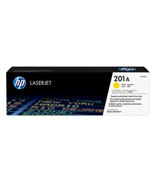 HP CF402A Yellow Toner Kartuş (201A) ürün görseli 1