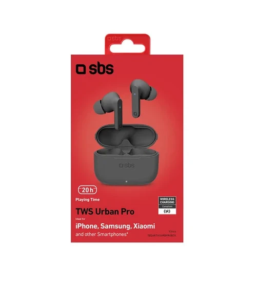 SBS TWS Urban Pro Earbuds-Siyah - Resim 3