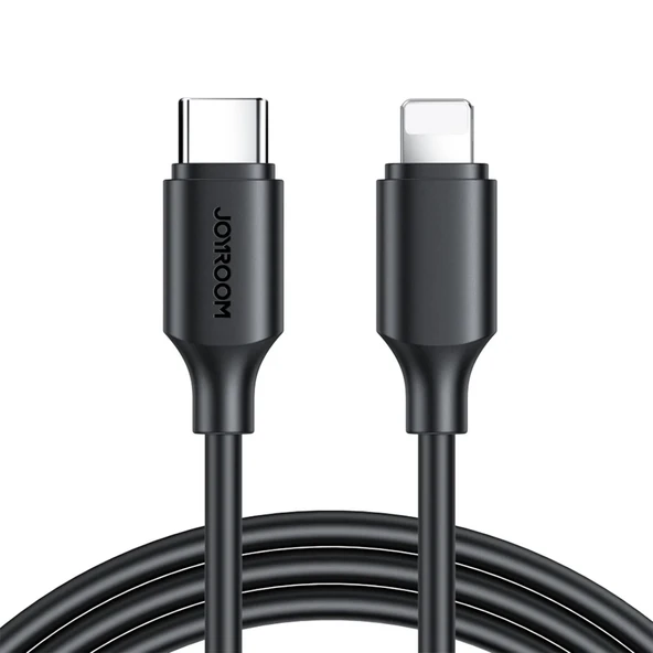 JOYROOM S-A9 30W FAST CHARGING CABLE  C TO L 1M BLACK ürün görseli 1