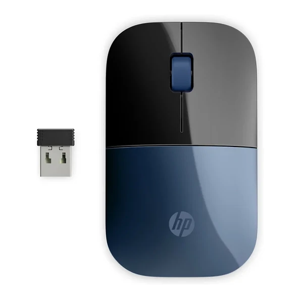 HP Z3700 Kablosuz İnce Mouse - Siyah & Mavi 7UH88AA ürün görseli 1