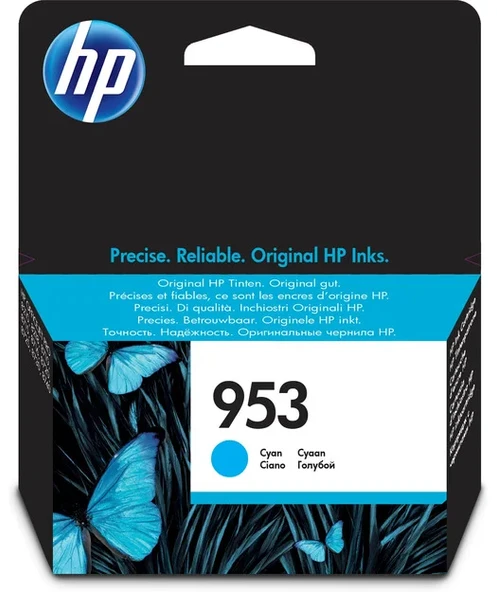 HP F6U12AE Cyan Orijinal Mürekkep Kartuş (953) ürün görseli 1
