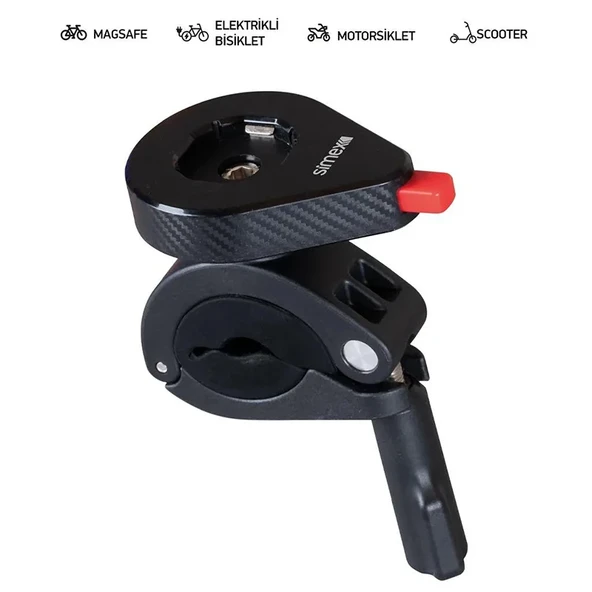 Simex Motohold Bisiklet / Motosiklet Telefon Tutucu ST-205 ürün görseli 1