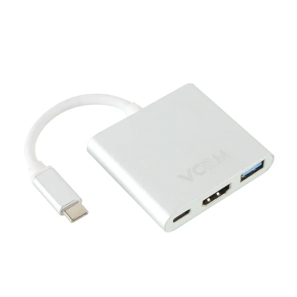 Vcom CU427M Type-C-M To Hdmi-F Usb 3.0-F Type-C-F Çevirici ürün görseli 1