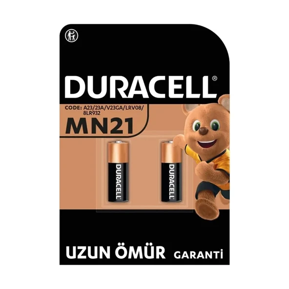 DURACELL MN21/23A 12V PİL 2Lİ ürün görseli 1