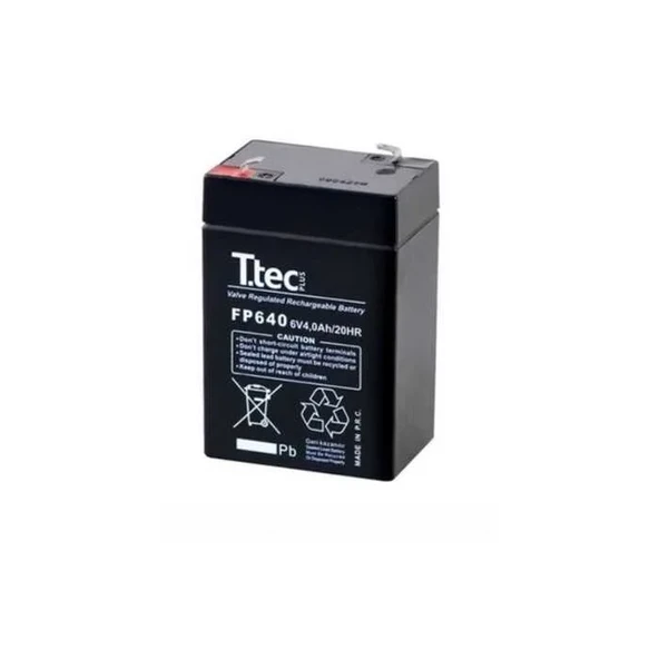 Ttec 6V 4AH Bakımsız Kuru Akü ürün görseli 1