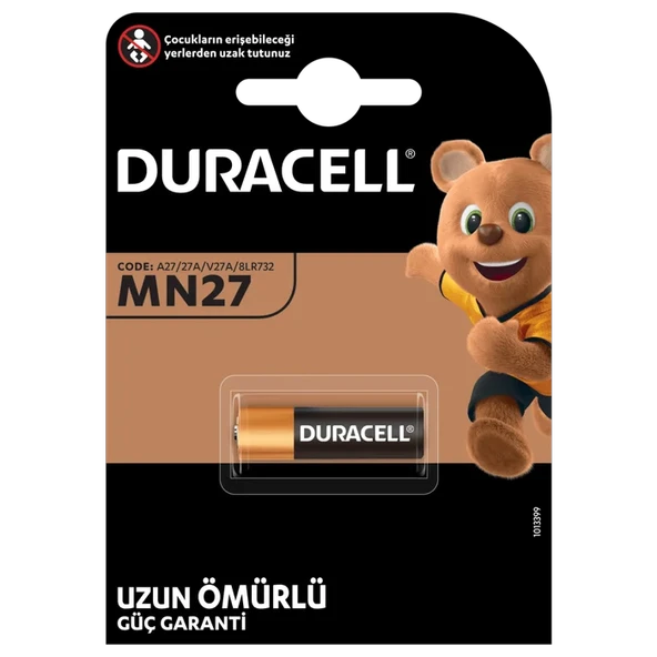 Duracell Mn27/27A Pil 1'li ürün görseli 1