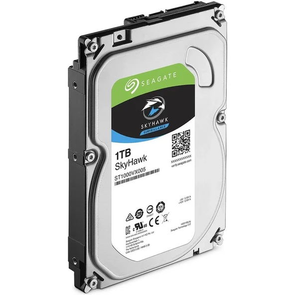 Seagate St1000Vx005 1Tb Skyhawk 3,5" 64Mb 5900Rpm  Harddisk (İthalat) ürün görseli 1