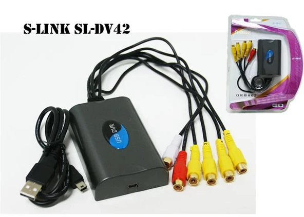 S-link SL-DV42 Usb To DVR 4 Port Adaptör ürün görseli 1
