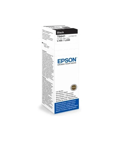 EPSON T6641 BLACK INK CONTAINER 70ml ürün görseli 1