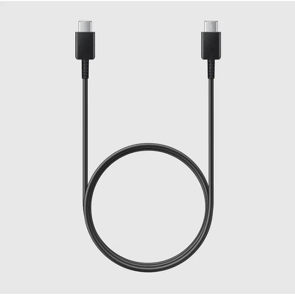 Samsung EP-DA705BBEGWW Type C ( C to C) Siyah Şarj Kablosu Orjinal ürün görseli 1