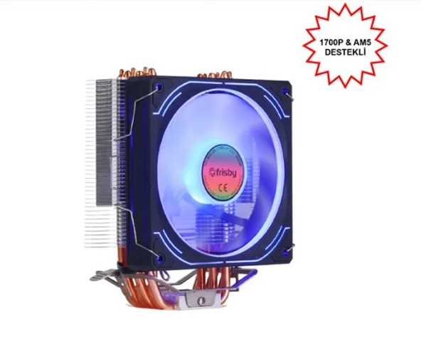 Frisby FCL-F1336C Intel 1366-115x-1200-1700-AMD AM2-AM2+-AM3-AM4-AM5 CPU FANI ürün görseli 1