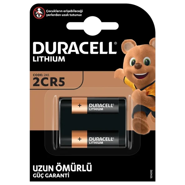 Duracell 2CR5/DL245 6V Lıthıum Pil 1'li ürün görseli 1