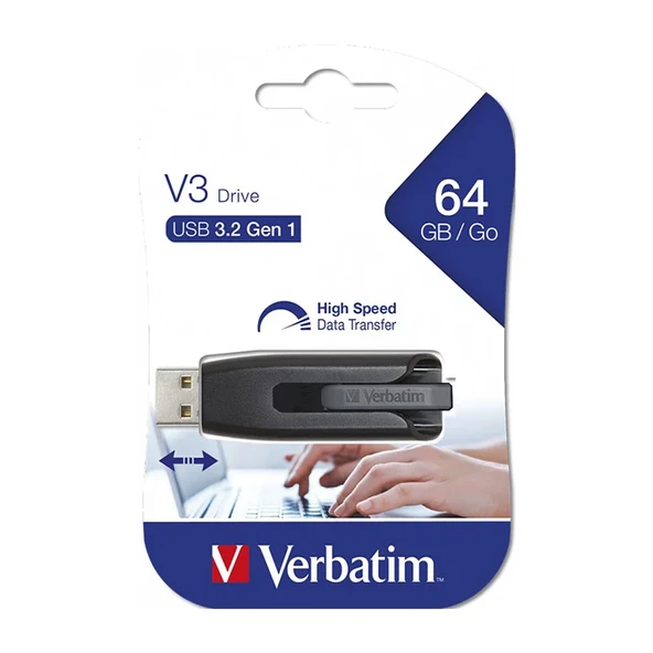 Verbatim 64GB USB 3.2 Store N Go V3 USB Bellek ürün görseli 1