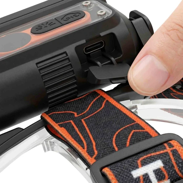 PANTHER PT-5807 USB ŞARJLI KAFA LAMBASI - Resim 4