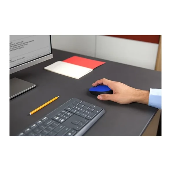 Logitech 910004641 M171 Kablosuz Kırmızı Mouse - Resim 2