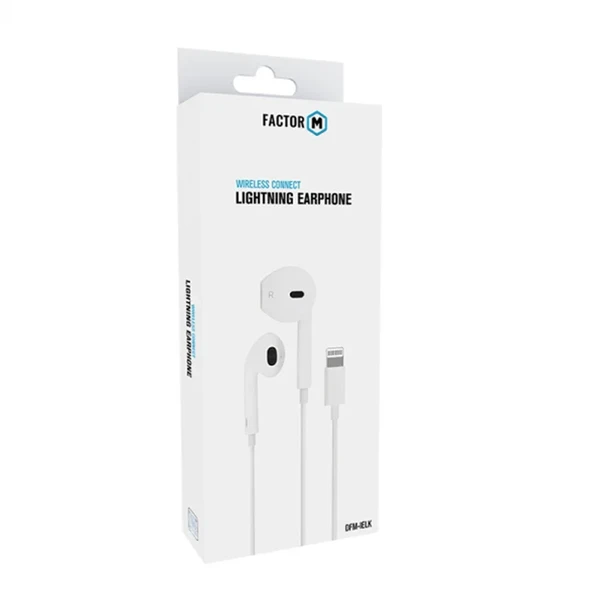 Factor-M In-Ear Lightining Kulaklık -Beyaz ürün görseli 1