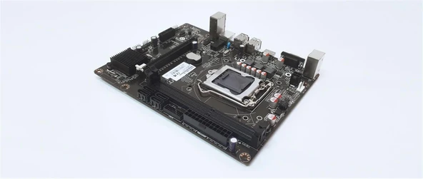 Quadro H81-A2C DDR3 GLan HDMI,VGA 4x Sata3 16X PCIe 1150p Anakart ürün görseli 1